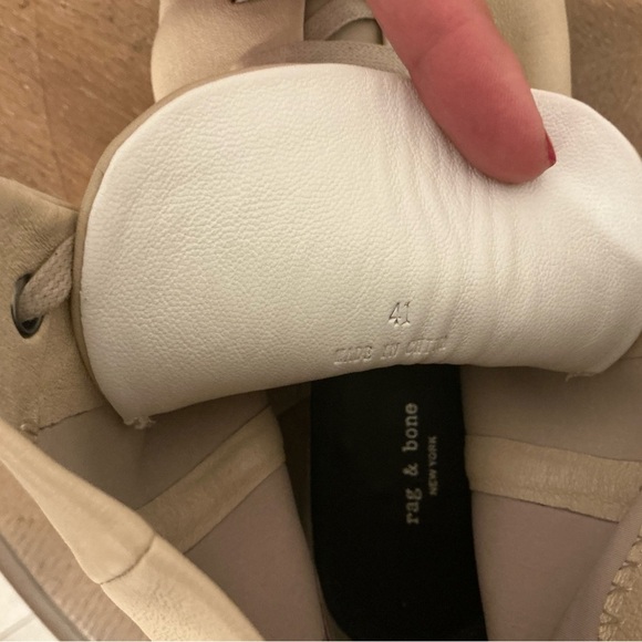 $550 RAG & BONE SHILOH HIKER MOTO COMBAT BOOT OYSTER LEATHER EU 41. NEW - Picture 9 of 9